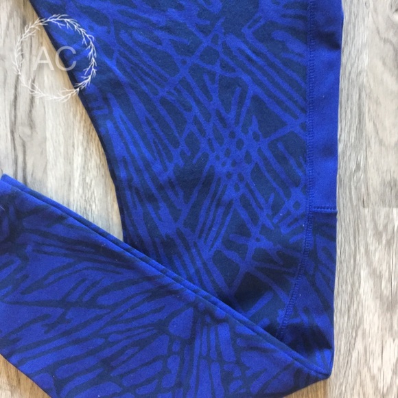 Nike Blue Cotton Leggings - Picture 3 of 5